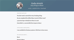 Desktop Screenshot of goshakkk.name